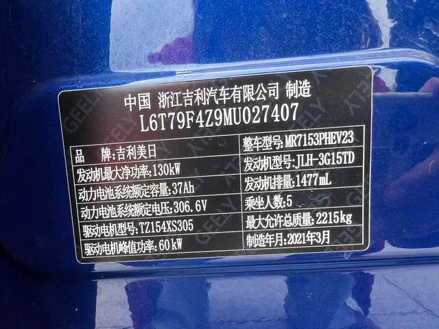 Geely Auto Borui ePro 2021 1.5T Веденая версия интерьер фото 12