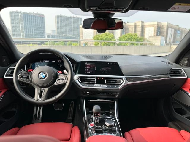 BMW M3 2021 M3 four-door sedan Thunder Edition interior photo 11