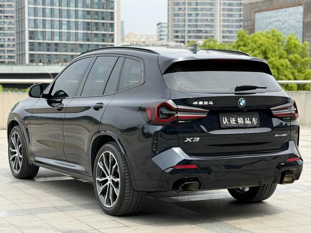 BMW X3 2022 Вторичная модификация xDrive30i Лидирующий M Ночной костюм экстерьер фото 5