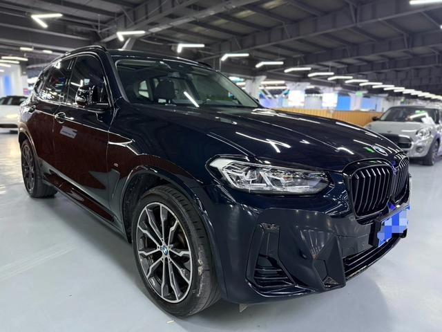 BMW X3 2022 xDrive30i Premium Class M Obsidian Night Suit exterior photo 3