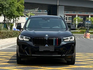 BMW X3 2022 xDrive30i Leading Type M Obsidian Night Suit exterior photo 2