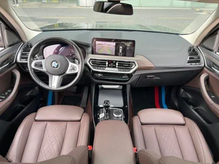 BMW X3 2022 xDrive30i Leading Type M Obsidian Night Suit interior photo 14
