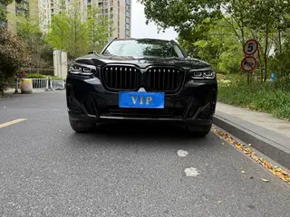 BMW X3 2022 xDrive30i Leading Type M Obsidian Night Suit exterior photo 3