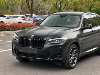 BMW X3 2022 xDrive30i Leading Type M Obsidian Night Suit exterior photo 3