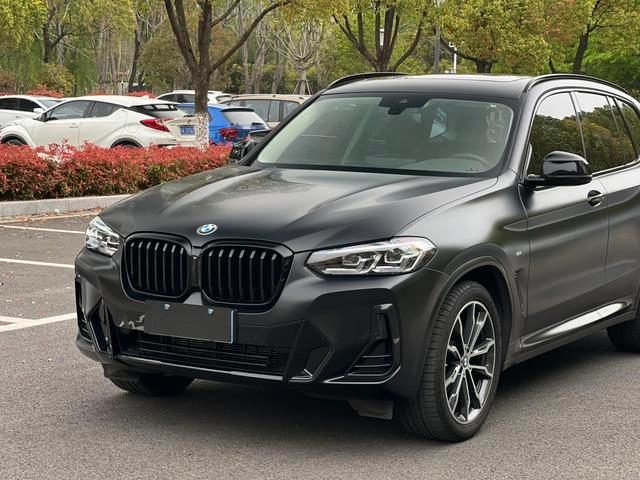 BMW X3 2022 xDrive30i Leading Type M Obsidian Night Suit exterior photo 3
