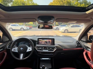 BMW X3 2023 xDrive30i Leading Type M Obsidian Night Suit interior photo 11