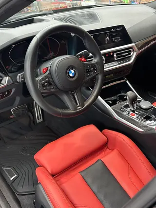 BMW M3 2021 M3 four-door sedan Thunder Edition interior photo 8