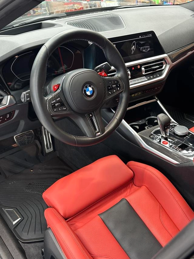 BMW M3 2021 M3 four-door sedan Thunder Edition interior photo 8