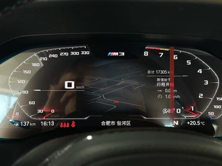 BMW M3 2021 M3 four-door sedan Thunder Edition interior photo 9