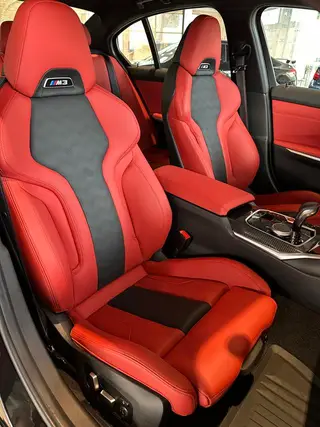 BMW M3 2021 M3 four-door sedan Thunder Edition interior photo 12