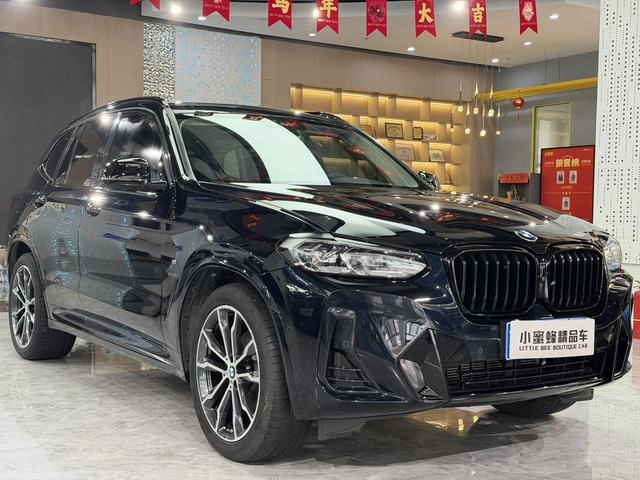 BMW X3 2023 xDrive30i Leading Type M Obsidian Night Suit exterior photo 3