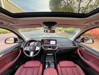 BMW X3 2023 xDrive30i Leading Type M Obsidian Night Suit interior photo 11