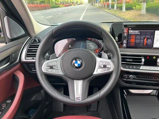 BMW X3 2023 xDrive30i Leading Type M Obsidian Night Suit interior photo 13