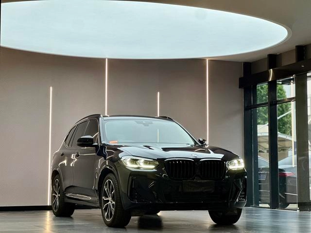 BMW X3 2022 xDrive30i Leading Type M Obsidian Night Suit exterior photo 3