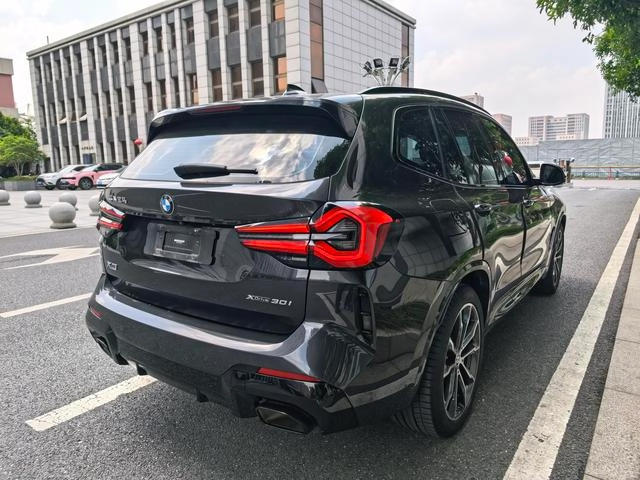 BMW X3 2022 Restyling xDrive30i Premium Class M Obsidian Night Suit exterior photo 7