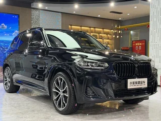 BMW X3 2023 xDrive30i Leading Type M Obsidian Night Suit exterior photo 3