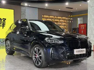 BMW X3 2022 xDrive30i Leading Type M Obsidian Night Suit exterior photo 3