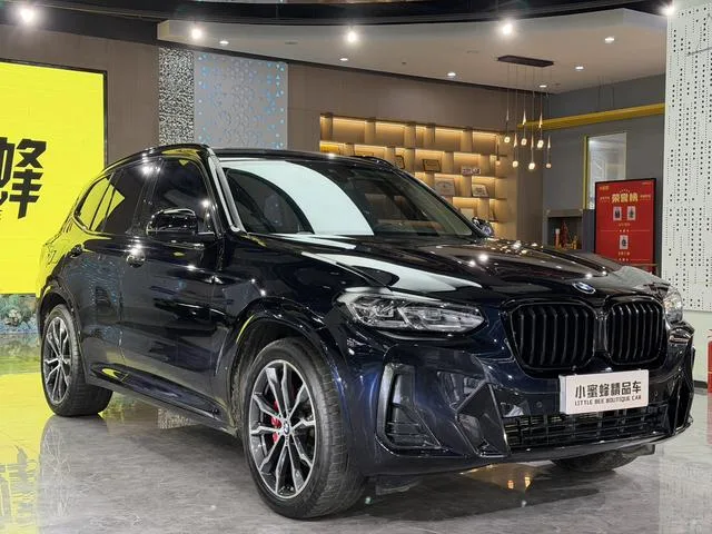 BMW X3 2022 xDrive30i Leading Type M Obsidian Night Suit exterior photo 3
