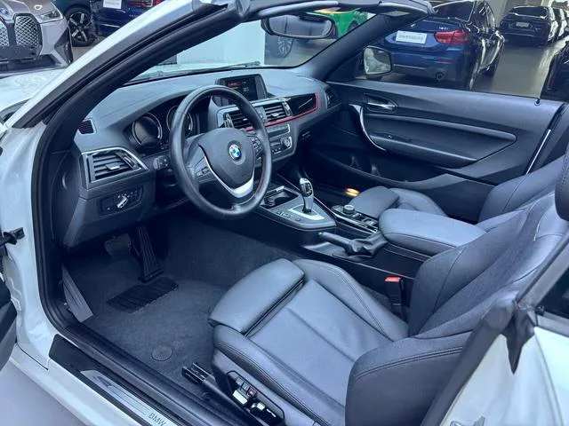BMW 2 Series 2019 225i Convertible Coupe Sports Design Suit interior photo 9