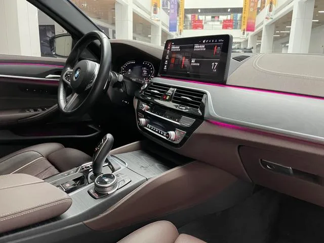 BMW 5 Series 2022 Вторичная модификация 530Li Премиум-класса M Спортивный костюм интерьер фото 19