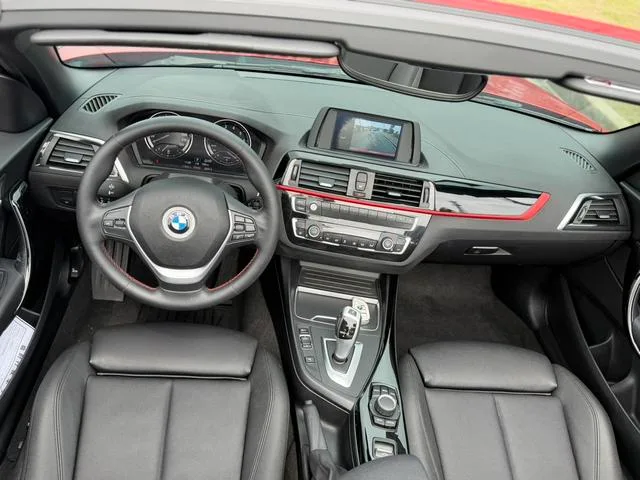 BMW 2 Series 2019 225i Convertible Coupe Sports Design Suit interior photo 12