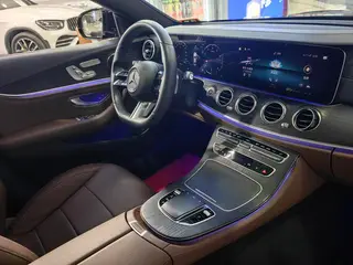 Mercedes-Benz E-Class 2021 Restyling E 300 L Fashionable sports car interior photo 16