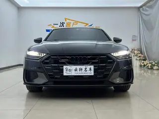 Audi A7L 2024 45 TFSI quattro Black Samurai Edition exterior photo 2