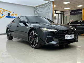 Audi A7L 2024 45 TFSI quattro Black Samurai Edition exterior photo 3