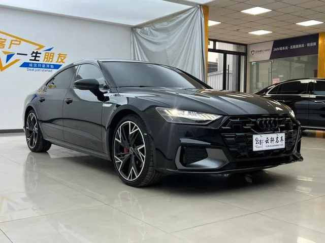 Audi A7L 2024 45 TFSI quattro Black Samurai Edition exterior photo 3