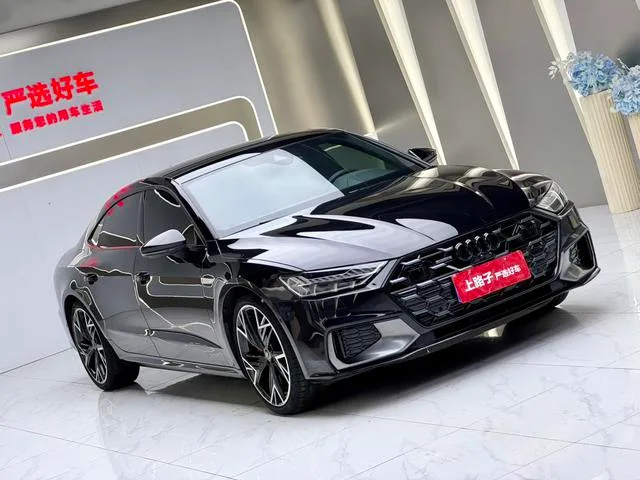 Audi A7L 2025 45 TFSI quattro Black Samurai Edition exterior photo 3