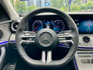 Mercedes-Benz E-Class 2022 Restyling E 300 L Fashionable sports car interior photo 11