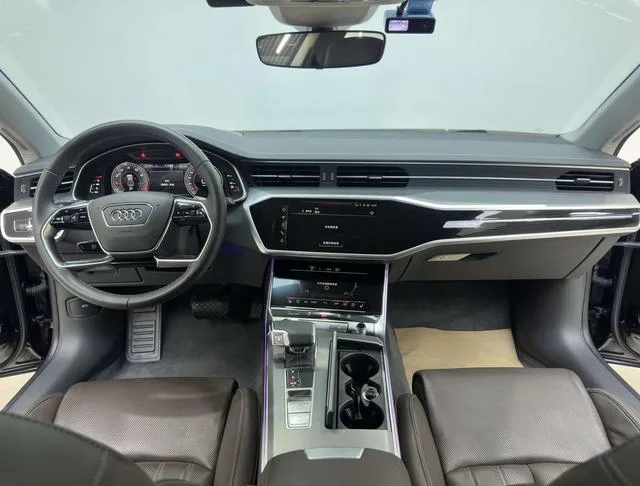 Audi A7L 2022 45 TFSI quattro S-line Ver traje negro de tipo lejano exterior foto 6