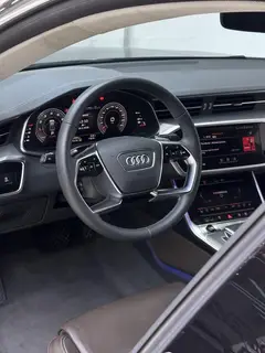 Audi A7L 2022 45 TFSI quattro S-line Ver traje negro de tipo lejano interior foto 11