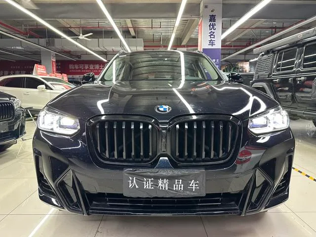 BMW X3 2023 xDrive30i Premium Class M Obsidian Night Suit exterior photo 2