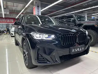 BMW X3 2023 xDrive30i Premium Class M Obsidian Night Suit exterior photo 3