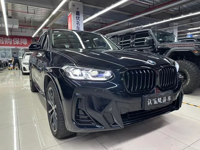 BMW X3 2023 xDrive30i Premium Class M Obsidian Night Suit exterior photo 3