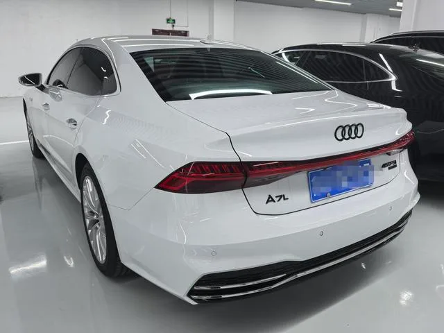 Audi A7L 2024 45 TFSI S-line Conjunto de cristal de flujo de construcción de sueños interior foto 16