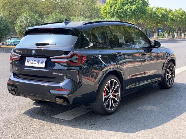 BMW X3 2022 Second change xDrive30i Leading Type M Obsidian Night Suit exterior photo 4 BMW X3 2022 Second change xDrive30i Leading Type M Obsidian Night Suit exterior photo 4