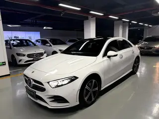 Mercedes-Benz A-Class 2022 Second change A 200 L Sport Sedan Fashion Edition exterior photo 1