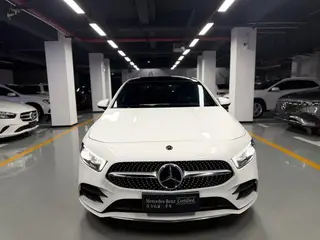 Mercedes-Benz A-Class 2022 Second change A 200 L Sport Sedan Fashion Edition exterior photo 2