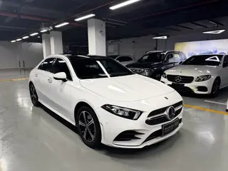 Mercedes-Benz A-Class 2022 Second change A 200 L Sport Sedan Fashion Edition exterior photo 2