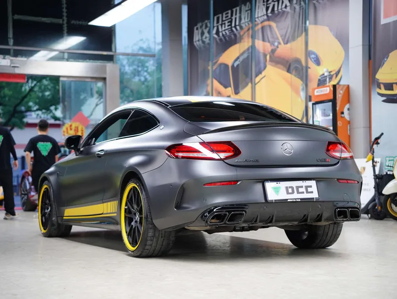 Mercedes-Benz C-Class AMG 2021 AMG C 63 Купе Темная ночь специальное издание экстерьер фото 3
