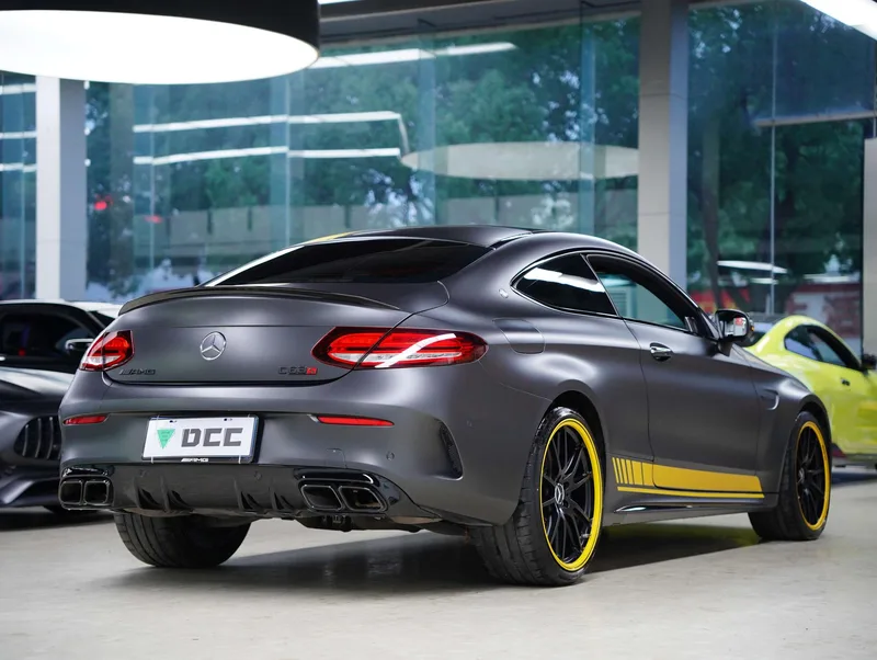 Mercedes-Benz C-Class AMG 2021 AMG C 63 Купе Темная ночь специальное издание экстерьер фото 8