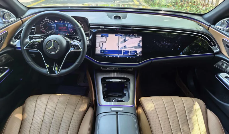 Mercedes-Benz E-Class 2024 E 300 L Luxury type Passenger car interior photo 6