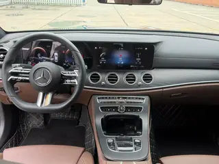 Mercedes-Benz E-Class 2022 Restyling E 260 L sports car interior photo 12