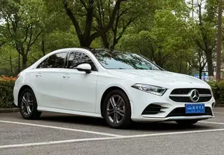 Mercedes-Benz A-Class 2022 A 180 L sports car exterior photo 3