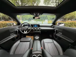 Mercedes-Benz A-Class 2022 A 180 L sports car interior photo 12