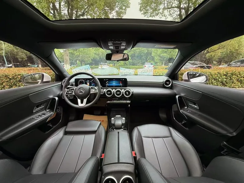 Mercedes-Benz A-Class 2022 A 180 L sports car interior photo 12