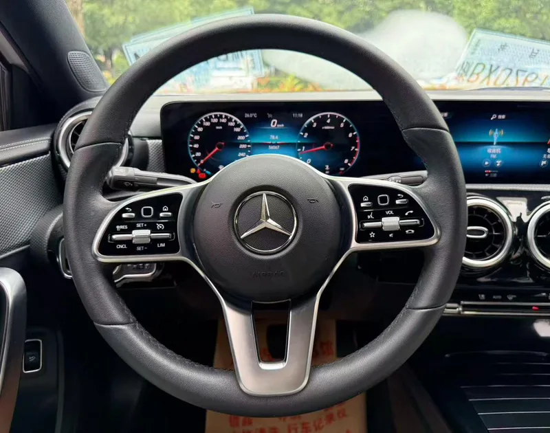 Mercedes-Benz A-Class 2022 A 180 L sports car interior photo 13