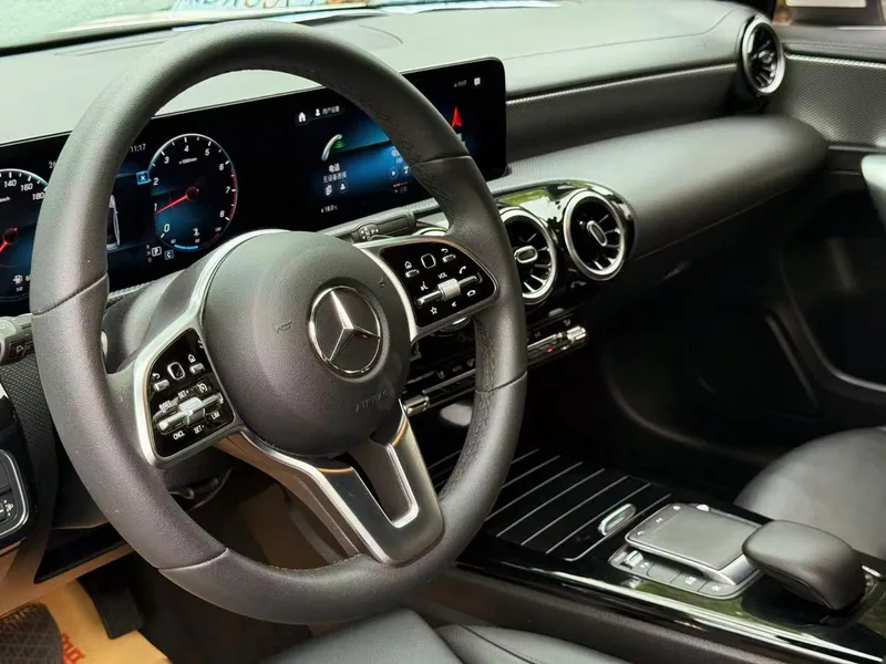Mercedes-Benz A-Class 2022 A 180 L sports car interior photo 14